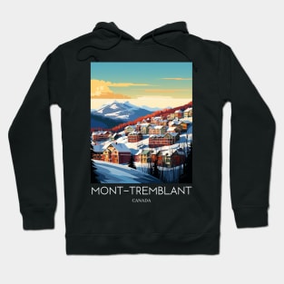 A Pop Art Travel Print of Mont Tremblant - Canada Hoodie